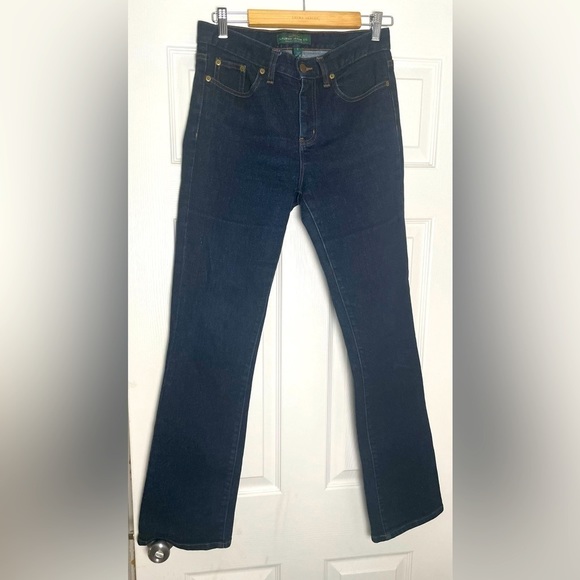 Lauren Ralph Lauren Denim - Lauren Ralph Lauren Classic Bootcut Dark Wash Jeans Size 2 Stretch